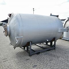 10000 liter tank with safety double jacket, Aisi 304