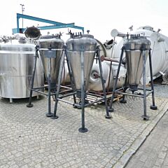 265 liter heat-/coolable pressure tank, Aisi 304