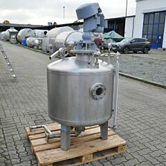 420 Liter agitator tank, Aisi 304 with propeller agitator