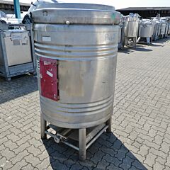 1000 liter pressure container, Aisi 304