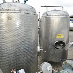 2000 liter tank, Aisi 304