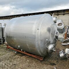 5000 liter heat-/coolable tank, Aisi 304