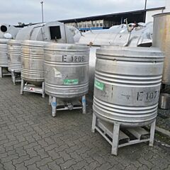 800 liter container, Aisi 304