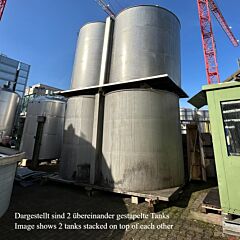 40800 liter storage tank, Aisi 304 (shell tank)