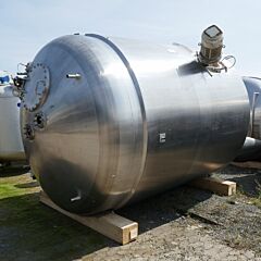 16150 Liter temperable pressure tank, Aisi 316 with jet stream agitator