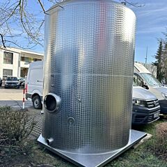 10000 Liter tank with conical bottom, Aisi 304