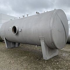 16000 Liter horizontaler Lagertank aus V2A