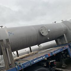 7500 Liter horizontaler Lagertank aus V2A