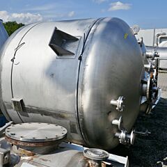 6000 Liter Rührwerksbehälter aus V4A (1.4539) mit Balkenrührwerk