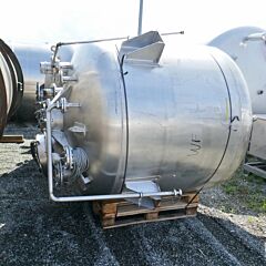 5250 Liter agitator tank, Aisi 316 with propeller agitator