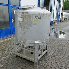 1225 Liter Druckcontainer aus V4A
