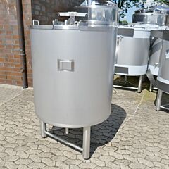 Brand new 650 liter heat-/coolable tank, Aisi 316 (type FOT)