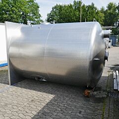 10000 Liter Behälter aus V2A mit Propellerrührwerk
