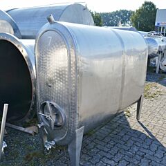 2000 Liter oval tank, Aisi 304