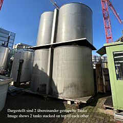 40800 Liter Behälter aus V2A (Schalentank)