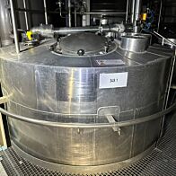 11100 Liter isolierter Druckbehälter aus V4A