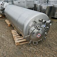 2600 Liter druckfester Behälter aus V4A